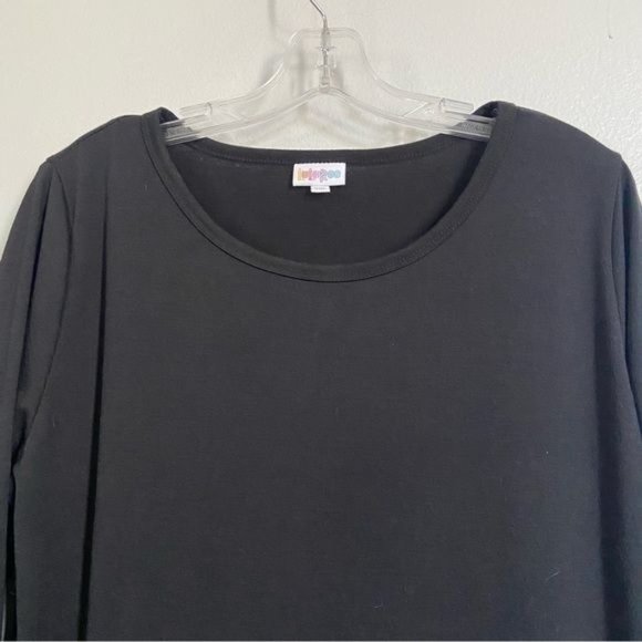 LuLaRoe Solid Black Debbie Dress - Picture 4 of 9